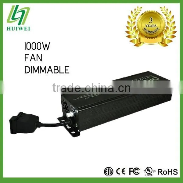 Hydroponic Digital HID Ballast 1000W Dimmable With Cooling Fan Original Manufacturer photo-2