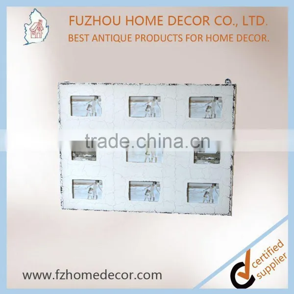 Decorative Antique Wooden Photo Frame With Multi Opening photo-6