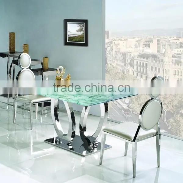 TH285 China Flower Green Classic Furniture Square Kitchen Table photo-2