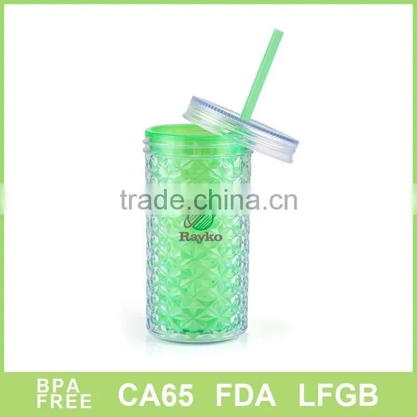 BSCI FDA LFGB DISNEY Approved Plastic Soft Drink Mugs Soft Drink Mugs Manson Jars With Metal Lid photo-5