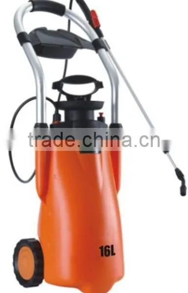 152663 Pro Portable Pressure Washer Power 16 L Pump Car Jet Wash Brush Hose Lance Cleaner photo-2
