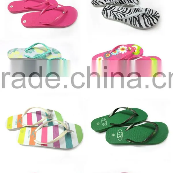 Cheap Wholesale Customize Women Summer Beach Flip Flops photo-6