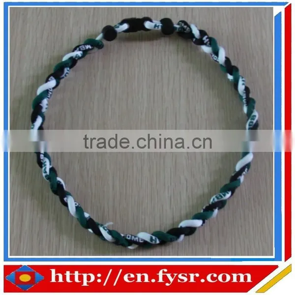 Man -made Woven Silicone Teething Necklace/bracelet photo-2