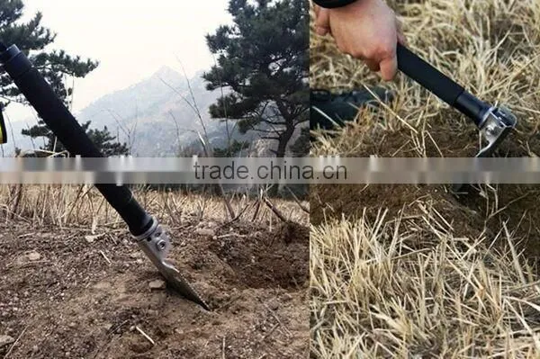 Newest Multifunction Outdoor Bushcraft Knife Shovel Hammer Hoe Fire Starter photo-3