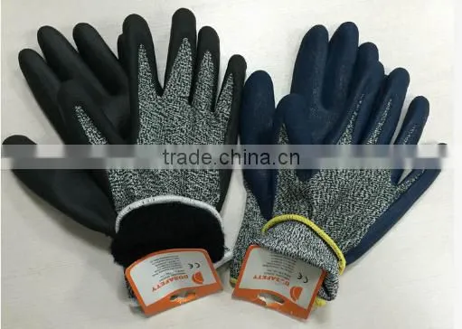 DDSAFETY 2017 Black Nitrile Coated Gloves Cut Resistance Gloves photo-4