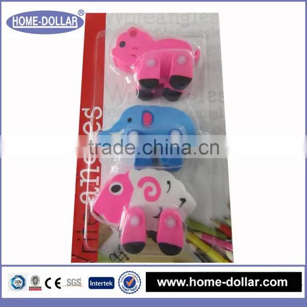 Customized Design Low Mould Cost Cheap Wholesale Cute Animal Shape 3d Eraser photo-4