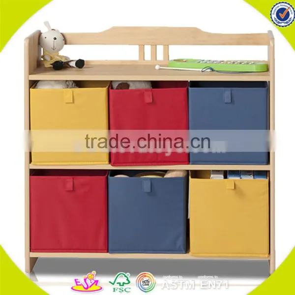 Wholesale New Fashion Wooden Four Compartment Shelves Hot Sale Wooden Shelves Storage W08C040 photo-4