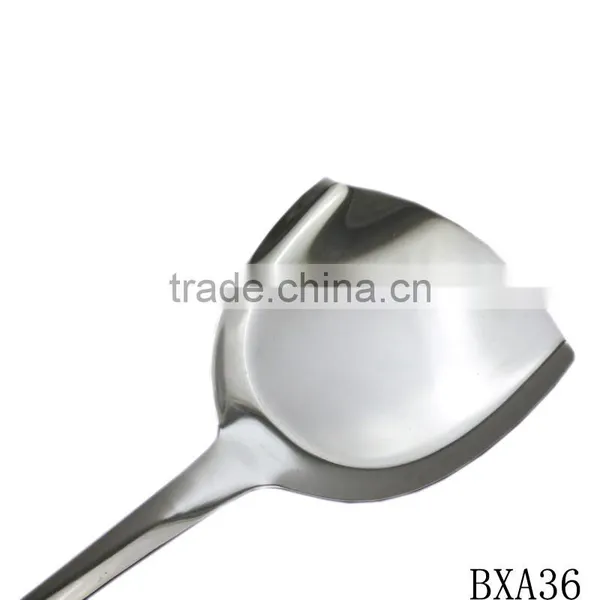Professional Stainless Steel Cooking Spatula With Wood Handle photo-5