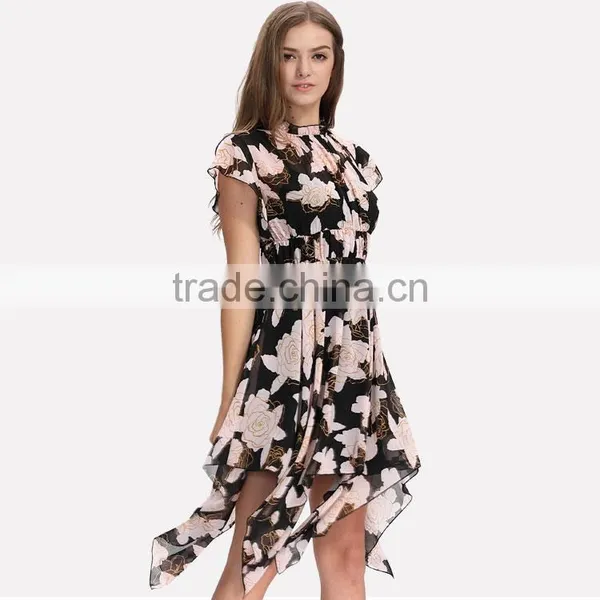 Latest Womens Wholesale Summer Boho Chiffon Dress photo-4
