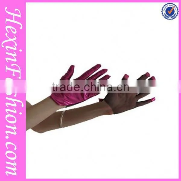 Wholesale Purple Sexy Women Cheap Wedding Gloves