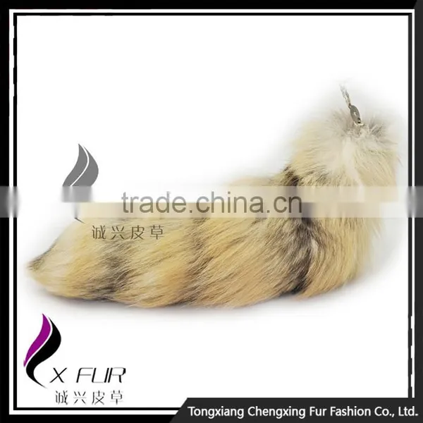 CX-R-19 Hot New Products For 2016 Fox Fur Tail Fancy Key Ring photo-4