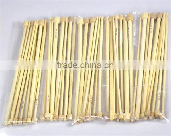 High Quality 9 Sizes Bamboo Afghan Tunisian Sewing Crochet Hooks Needles photo-2