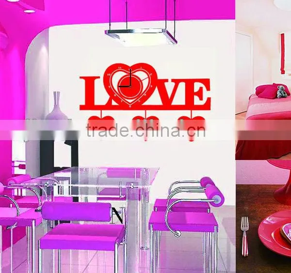 3D Clock Deco Wall Sticker Decal photo-4