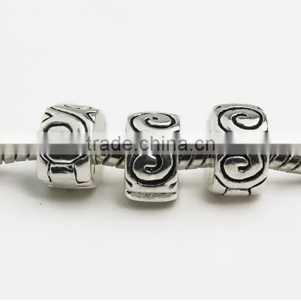 2015 Mixed and Mingle Silver Antique Clip Lock Spacer Stopper Bead f/ European Charm Bracelet photo-4
