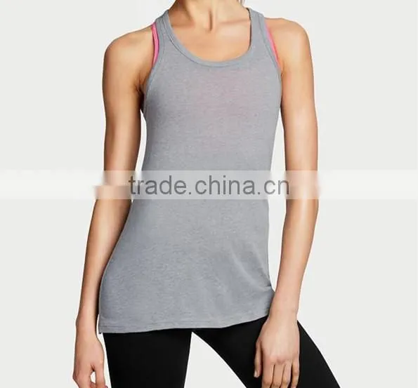 Wholesale Running Singlet OEM New Sexy Yoaung Sleeveless Women Sport Tops Tank Top 02 photo-2