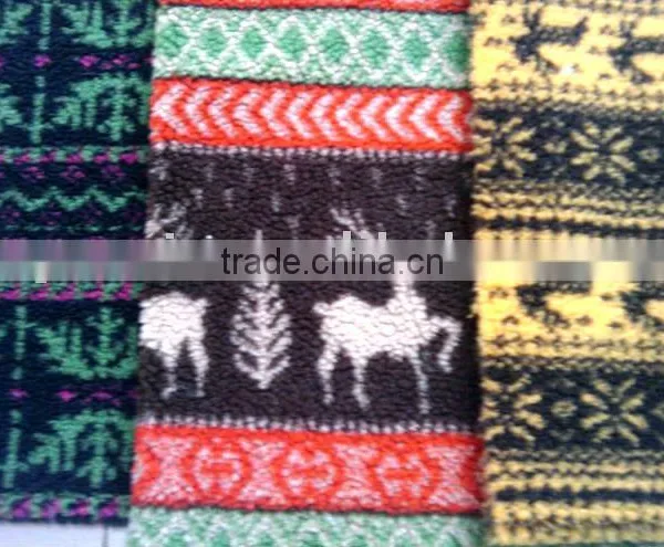 Jacquard Sherpa Pile Fur Fabric