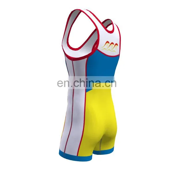 Custom Sublimated Printing Wrestling Singlets photo-3