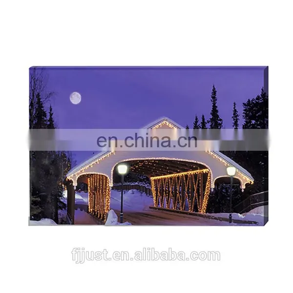 Wholesale Handmade Painting Modern City Scenery Oil Painting by Numbers