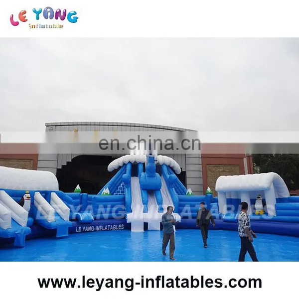 Commercial Cheap and Customized Giant Inflatable Water Park Price, Land Amusement Park photo-4
