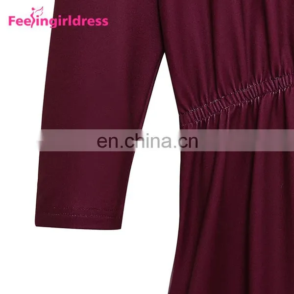 Free Shipping Red Blank Soft Plus Size Kimono Mini Women Dress photo-3