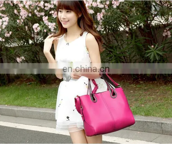 Fashion High Quality Hot Sale Europe Style 6 Colors Ladies PU Leather Bag