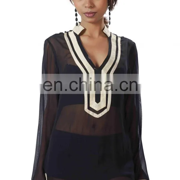 Chiffon Ladies Kurti Kaftans