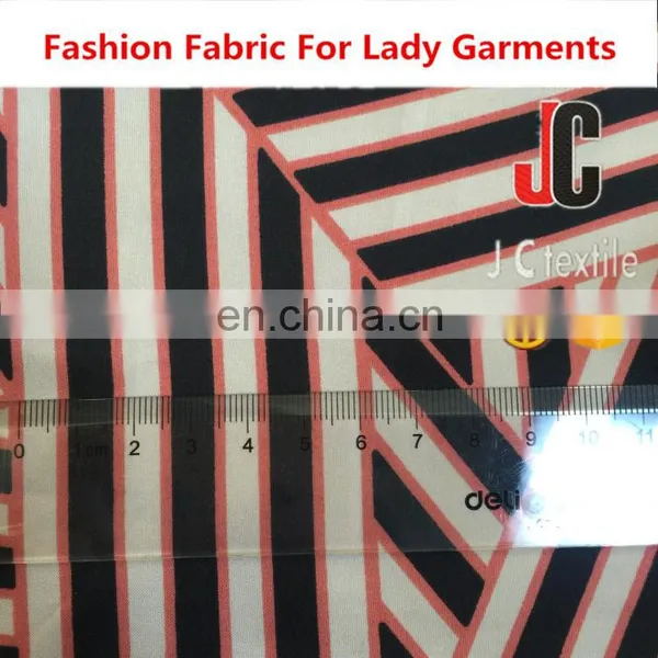 A2558 JC TEXTILE in Stock Polyester 50D Chiffon Print Fabric 100% Silk Satin Fabric photo-4