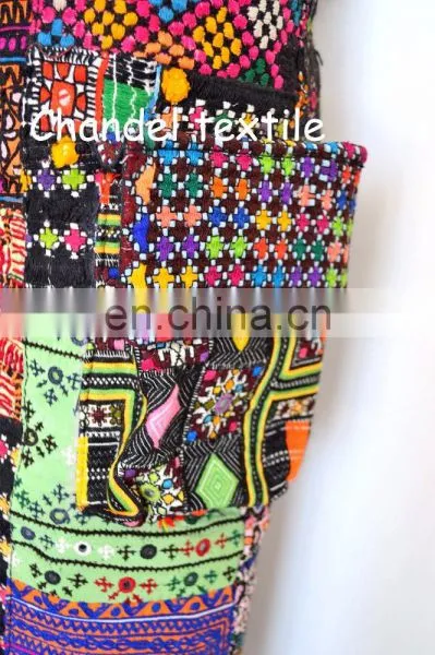 Yoga Mat Bag One of a Kind - Handmade Bag Cross Body Purse Banjara Style Yoga Bag Yoga Met Bag Ethnic Hand Embroidered Vintage photo-3