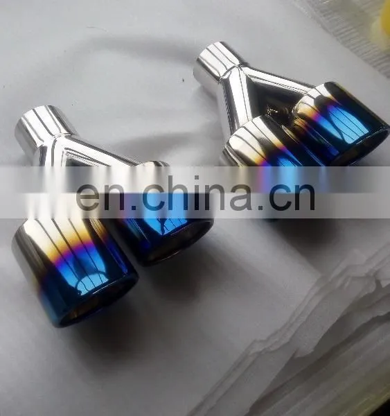 Colorful Stainless Steel Exhaust Rainbow Muffler Tail Pipe for Car. photo-4