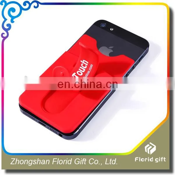 Customized Printing Silicone Smart Card Wallet 3m Sticky photo-6