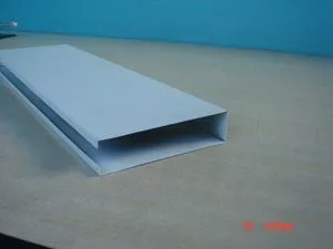 Art Gallery Curtain Wall Aluminum Square Pass Silver Grey Supply photo-3