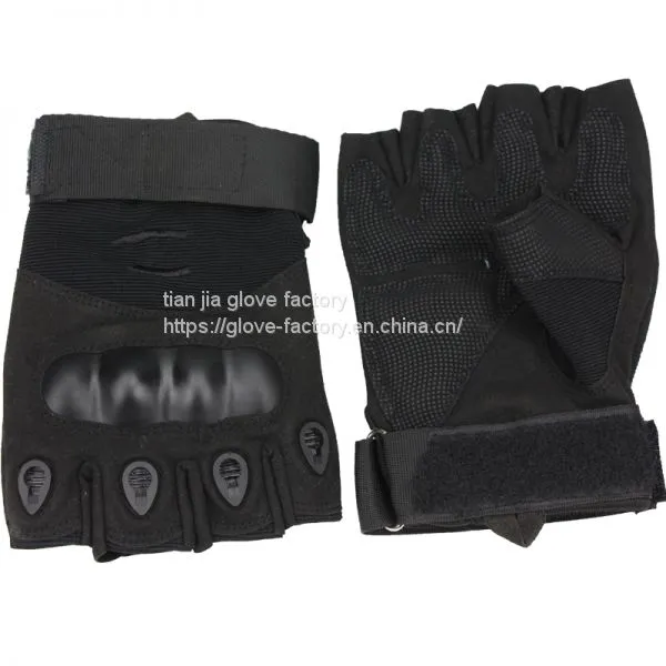 Outdoor Tactical Outings, Mountaineering, Camping, Hunting, Half-finger Gloves, Microfiber Hard Shell