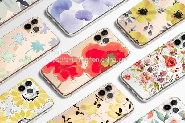 TPU Phone Case of Custom Design for IPhone XS Max TPU Flowers Cell Phone Case for Iphone 12 Mobile Phone Case photo-5