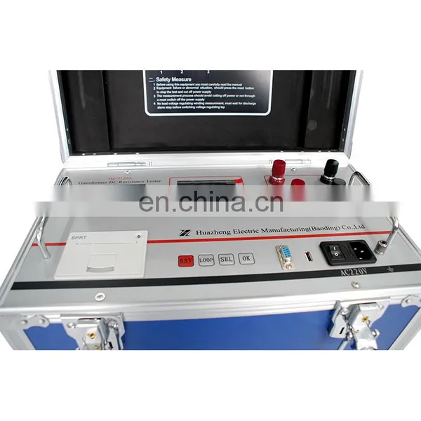 Transformer Winding Resistance Meter/10A/20A DC Resistance Tester photo-2