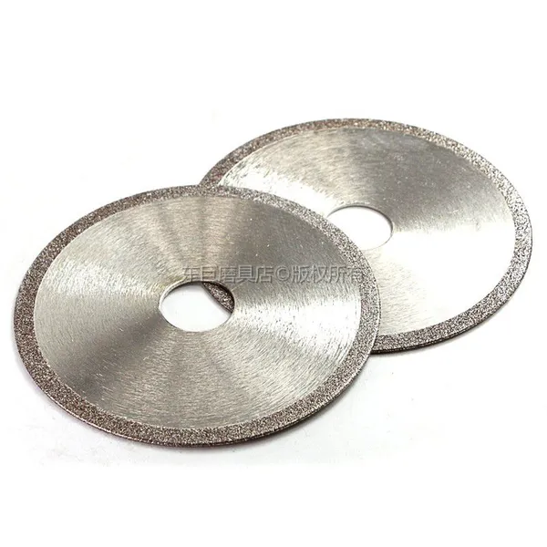 4 Inch Electroplated Diamond CBN Cutting Wheel Super Thin High Precision Cutting Disc photo-4
