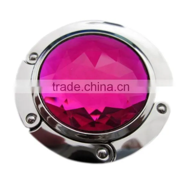 Purple or Pink Diamond Metal Lady Button China Making photo-2