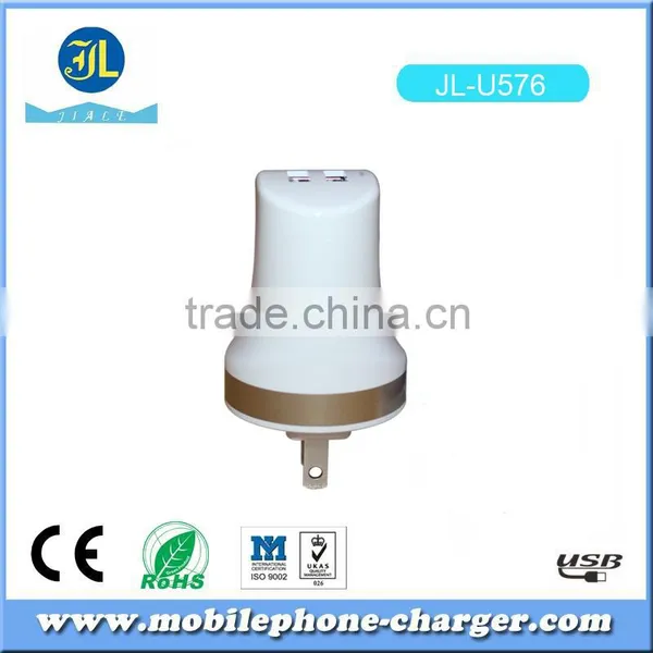 Zhongshan Factory Direct 2 Port USB Travel Charger for Smartphone photo-6