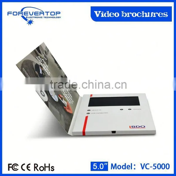 New Arrived 5 Inch Cheap Lcd Video Brochure photo-2