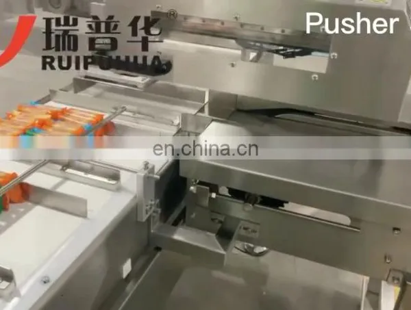 Wafer Cake Cookies Chips Outer Pack Secondary Package Pouch Into Plastic Bag Automatic Feeding Packing Machine System photo-4