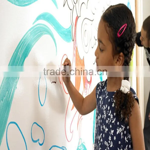 Adhesive White Board Kids Wall Stickers