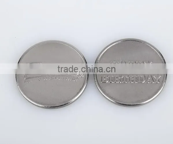China Factory Price Top Quality Vending Game Machine 2 Color Brass Token