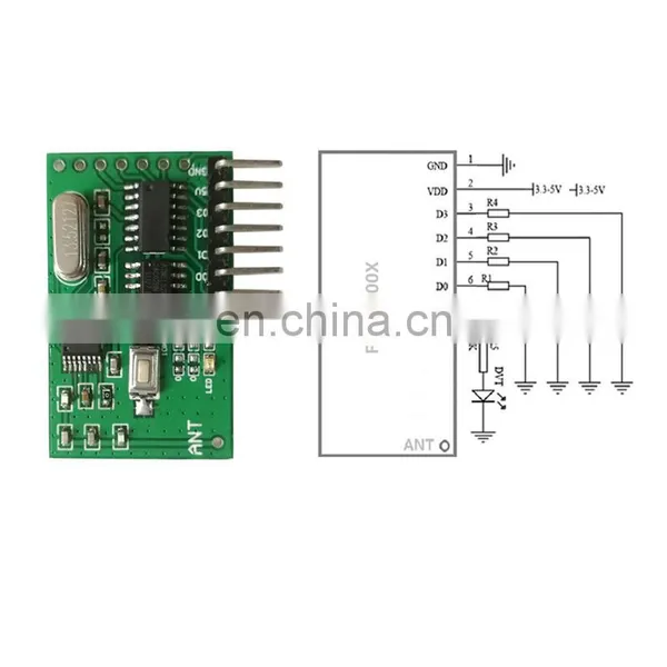 HCS301 Rolling Code3 Button Remote Control + rf Receiver 433mhz rf Module Remote Control With Receiver photo-5