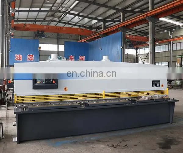 QC12Y 6X2500 Swing Beam Aluminium Iron Metal Steel Plate Sheet Cnc Hydraulic Shearing Machine Price photo-4