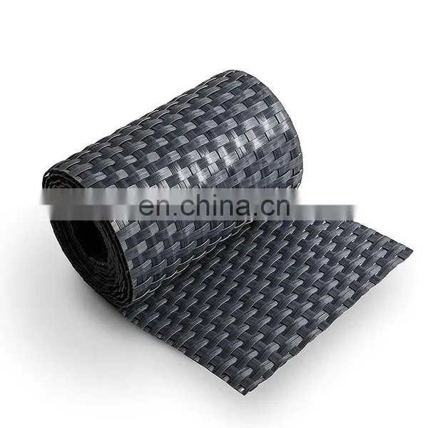 Pivacy Screen Strips Rattan Double Rod Mats 19 x 255 cm Including Fixing Clips Bar Mat Fence 2.5 m Anthracite photo-4