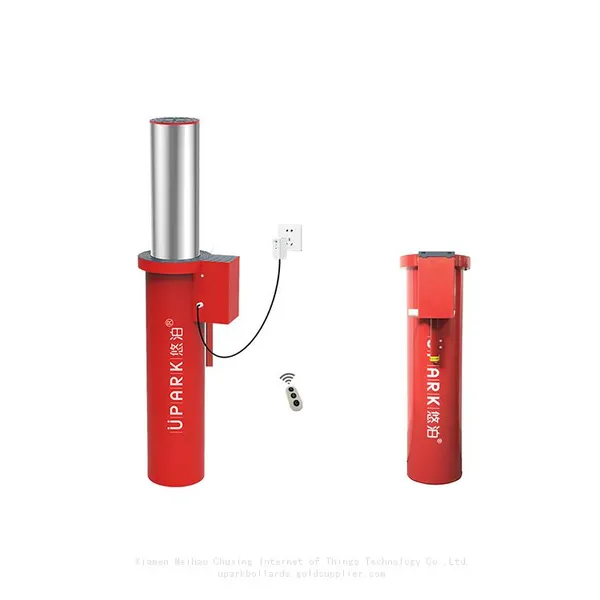 UPARK Reliable Factory Anti-theft Automatic Bollards Against Violent Vehicle Impacts 219*600mm Customized Electric Bollard photo-2