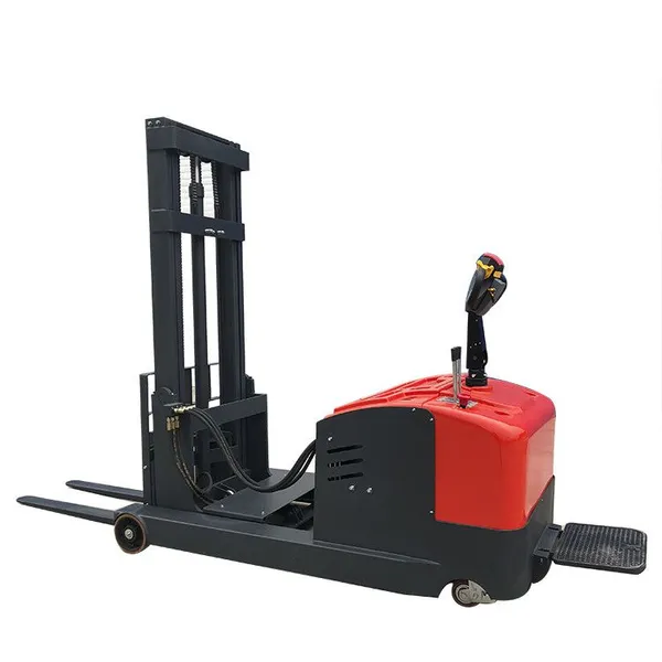CE APPROVED 1-2 TON FULL ELECTRIC REACH PALLET STACKER photo-5