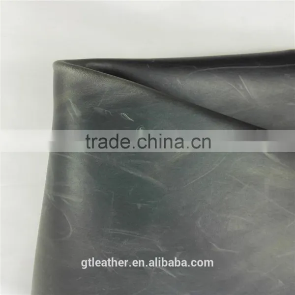 Cow Action Pull up Oil Leather photo-3