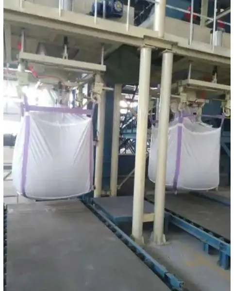 Food Granules Ton Bag Packaging Machine Jumbo Bulk Bag Weighers Weighing Bagging Line FIBC Filling Station
