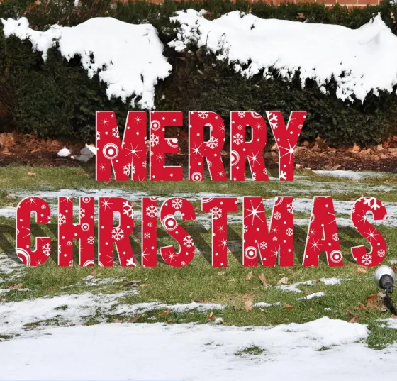 Factory Supply Coroplast Christmas Yard Signs – Custom Printed Holiday Decoration Boards