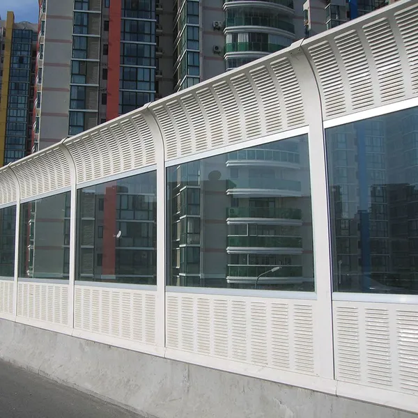 Acrylic Sheet Sound Barrier Galvanized Steel Sound Barrier Fence 500x2000x80mm Highway Soundproofing Manufacturer PVC Material photo-4